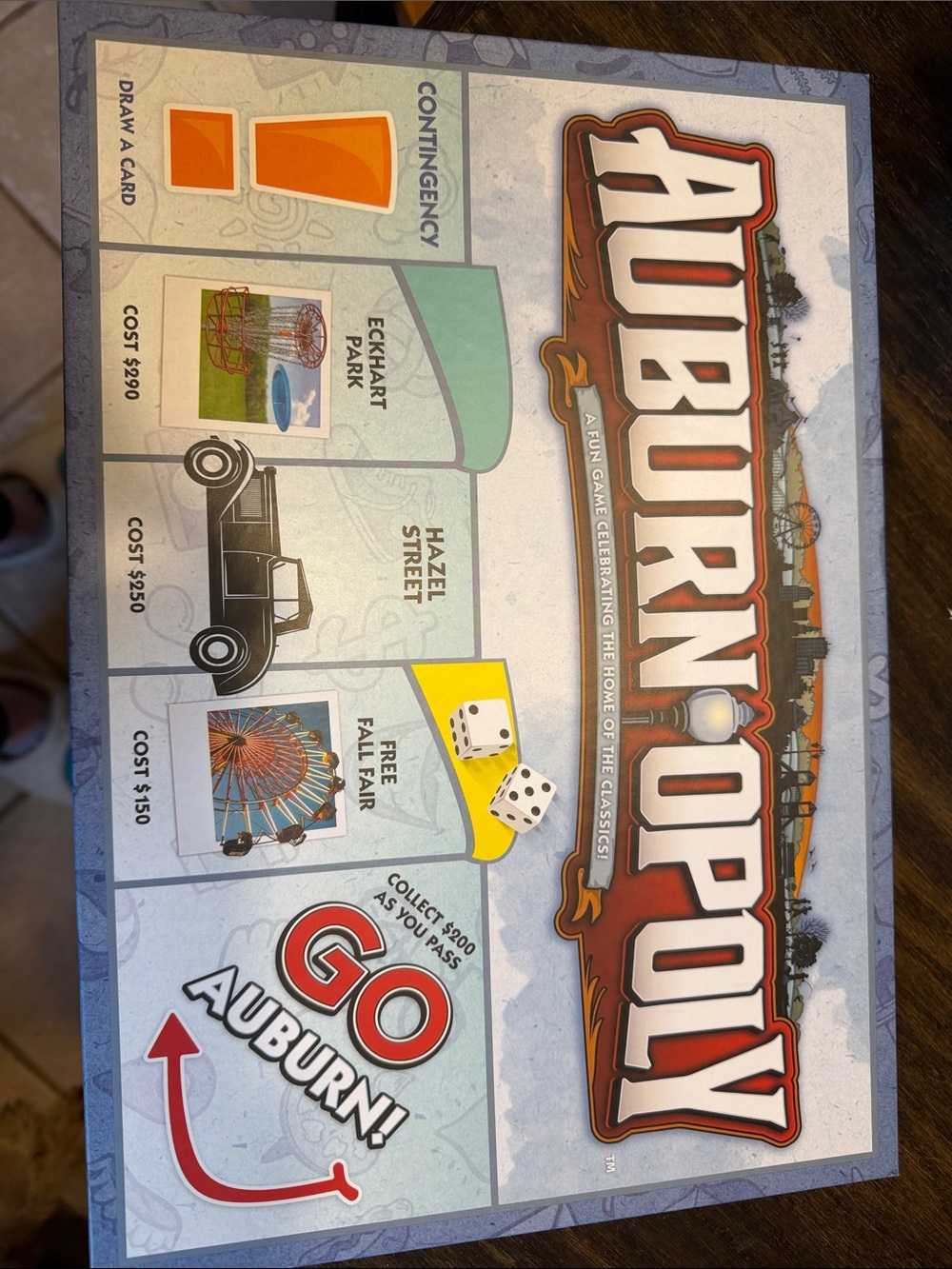 Auburn-opoly Board Game - Auburn Edition